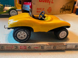 Vtg 1970's Tonka Toy Tin Dune Fun Buggy 7" yellow Car Truck VW