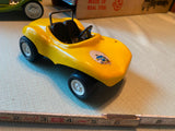 Vtg 1970's Tonka Toy Tin Dune Fun Buggy 7" yellow Car Truck VW