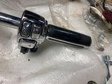 CVO Chrome Switch boxes Heated Grips Chrome handlebars Wired Radio Harley GLIDE!