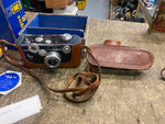 VTG Argus C-3 "The Brick" 35mm Rangefinder Camera 35mm Leather Case Orig box!
