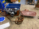 VTG Argus C-3 "The Brick" 35mm Rangefinder Camera 35mm Leather Case Orig box!
