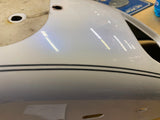 Pearl White Rear Fender Harley Softail Deuce FXSTD Silver pin OEM Factory nice!