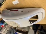Pearl White Rear Fender Harley Softail Deuce FXSTD Silver pin OEM Factory nice!