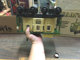 Vtg Jim Beam Railroad Decanters EMPTY JB Turner Barrel Car Caboose Wood Freight