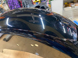 Vivid Black Rear Fender Harley Softail Heritage Ghost Flames Factory OEM Nice!
