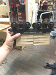 Vtg Jim Beam Railroad Decanters EMPTY JB Turner Barrel Car Caboose Wood Freight