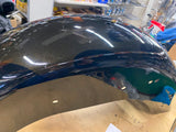 Vivid Black Rear Fender Harley Softail Heritage Ghost Flames Factory OEM Nice!