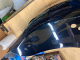 Vivid Black Rear Fender Harley Softail Heritage Ghost Flames Factory OEM Nice!