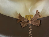 The Rustler Blue Denim Jean Western Cowboy Hat Vintage 7 1/4