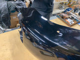 Vivid Black Rear Fender Harley Softail Heritage Ghost Flames Factory OEM Nice!