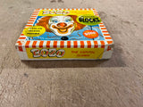 VTG 1949 Bozo Blocks Bozo The Clown Changeable Block Puzzle; Capitol Records