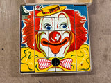 VTG 1949 Bozo Blocks Bozo The Clown Changeable Block Puzzle; Capitol Records