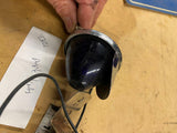 Vtg Truck Marker Lights Blue Lens visors Harley Chopper Custom Bullet Trailer PR