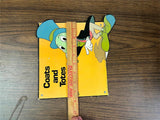 VTG Walt Disney Jiminy Cricket Coats Totes Kindergarten Elementary School Poster
