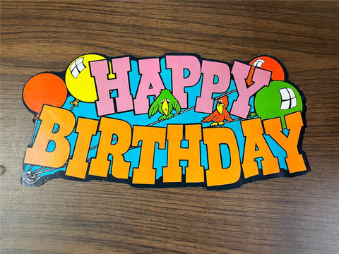 VTG Kindergarten Elementary Happy Birthday Celebration Wall Decor