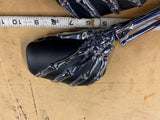 Kuryakyn Skeleton Hand motorcycle Mirrors Black Chrome Harley Custom Chopper