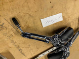 Kuryakyn Skeleton Hand motorcycle Mirrors Black Chrome Harley Custom Chopper