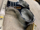 Mini-tach Speedometer bracket Dual Harley Softail Dyna Sportster Chopper T bars