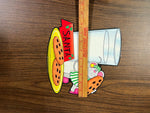 VTG Christmas Milk N Cookies Mouse Stealing Holiday Seasonal Decor