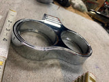 Mini-tach Speedometer bracket Dual Harley Softail Dyna Sportster Chopper T bars