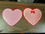 VTG Holiday Seasonal Elementary Kindergarten Valentines Day Heart Wall Hang Deco