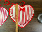 VTG Holiday Seasonal Elementary Kindergarten Valentines Day Heart Wall Hang Deco