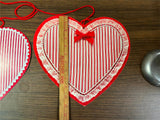 VTG Holiday Seasonal Elementary Kindergarten Valentines Day Heart Wall Hang Deco