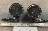 Halogen Mini Bullet Turn Signals Harley Chopper Kuryakyn Headwinds Chrome Clean!