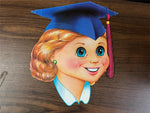 VTG 1981 Made In USA Beistle Co Kindergarten Elementary Graduation Wall Decor