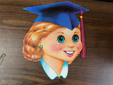 VTG 1981 Made In USA Beistle Co Kindergarten Elementary Graduation Wall Decor