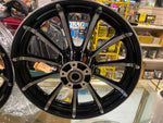Custom CVO Mag Wheels 5.5x16 3x17 Black Chrome 2009^ Harley Touring FLH Glide