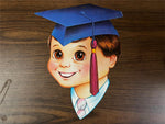 VTG 1981 Made In USA Beistle Co Kindergarten Elementary Graduation Wall Decor