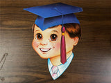 VTG 1981 Made In USA Beistle Co Kindergarten Elementary Graduation Wall Decor