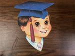 VTG 1981 Made In USA Beistle Co Kindergarten Elementary Graduation Wall Decor