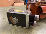 Vintage 1950s Made In USA Kodak Brownie Turret 3 lens f/l 8mm movie camera