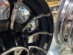 Custom CVO Mag Wheels 5.5x16 3x17 Black Chrome 2009^ Harley Touring FLH Glide