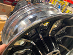 Custom CVO Mag Wheels 5.5x16 3x17 Black Chrome 2009^ Harley Touring FLH Glide