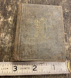 Vtg Antique Little Poem Book Glutton Higgler Beave Owl Parrot School boy 1900's