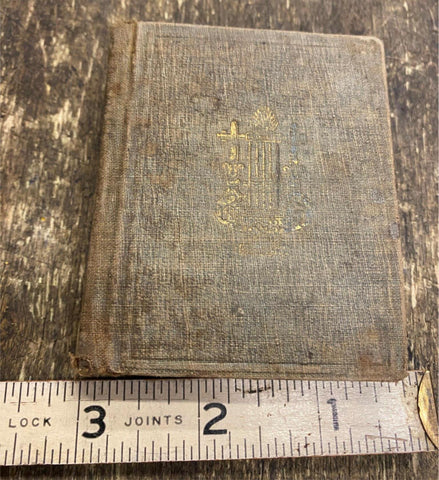 Vtg Antique Little Poem Book Glutton Higgler Beave Owl Parrot School boy 1900's