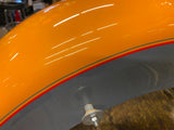 NOS Rear Fender Harley Yellow Chrome Factory Custom Paint Fatboy FLSTF EVO OEM