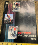 Vtg 1983 Schwinn Bicycles Full Line Catalog Brochure BMX Predator Sting Letour C