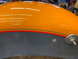 NOS Rear Fender Harley Yellow Chrome Factory Custom Paint Fatboy FLSTF EVO OEM