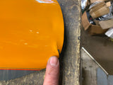 NOS Rear Fender Harley Yellow Chrome Factory Custom Paint Fatboy FLSTF EVO OEM