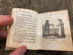 Vtg Antique Little Poem Book Glutton Higgler Beave Owl Parrot School boy 1900's
