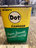 Vtg Wyandotte Wilbert DOT Cleanser Sealed Can 1940's Household Service Station!