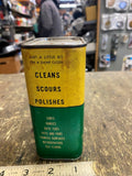 Vtg Wyandotte Wilbert DOT Cleanser Sealed Can 1940's Household Service Station!