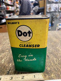 Vtg Wyandotte Wilbert DOT Cleanser Sealed Can 1940's Household Service Station!