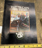 Vtg 1978 Arctic Cat Snowmobile Full Line Catalog Brochure Literature Ac Clothing