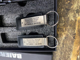Vtg Key Chain fobs Pen Set Boxed Cadillac Dealer Promo Advertising Auto Gas Oil