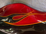 2011 Harley Ultra Classic Glide CVO Black Ember Rio Red Flame Fairing FLHTCUSE6